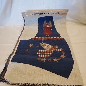 Tapestry Vest Panel Folk Art Angel Craft Kit